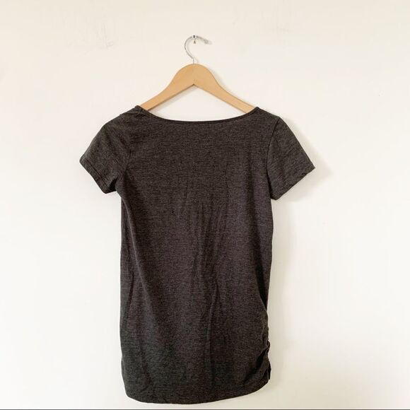 Maternity Grey Ruched Pumpkin Smuggler T-Shirt‎ - Picture 5 of 6